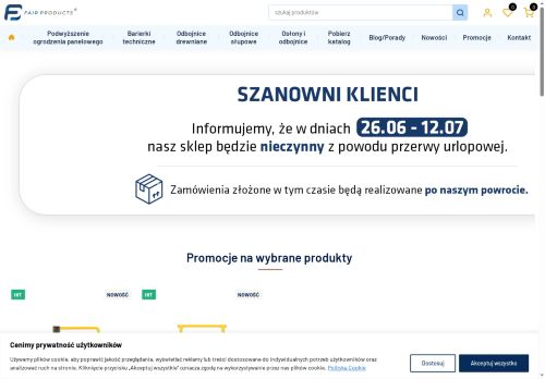 FAIR PRODUCTS SPÓŁKA Z OGRANICZONĄ ODPOWIEDZIALNOŚCIĄ